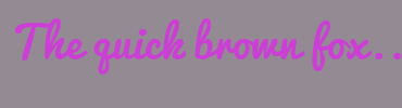 Image with Font Color CC3FD4 and Background Color 938A94